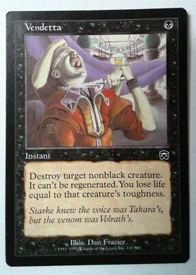 Vendetta *Common* Magic MtG x1 Mercadian Masques SP