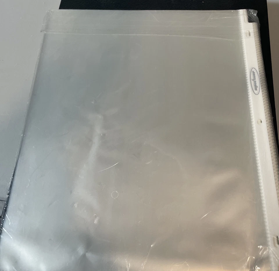 Wilson Jones Sheet Protectors Economy Weight 23 Count Clear Finish Archival Safe - Image 2 of 2