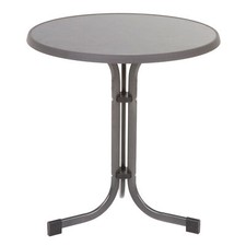 Klapptisch Balkontisch Gartentisch Bistrotisch klappbar rund anthrazit  PATIO