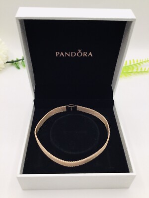 Original Pandora Armband Rosévergoldet Reflexions Mesh 587712-21 UVP125 