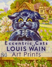 Eccentric Cats of Louis Wain Art Prints: Ready-to-Frame Vintage Artwork ⭐️⭐️⭐️⭐️