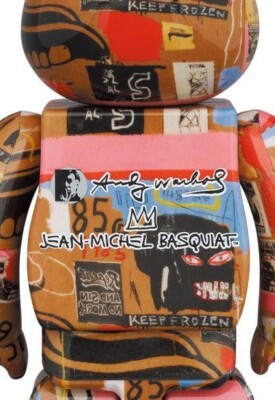 BE@RBRICK Andy Warhol JEAN MICHEL BASQUIAT # 2 100% 400
