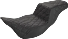 Saddlemen Step Up Seat Black Front Lattice Stitched #808-07B-175E