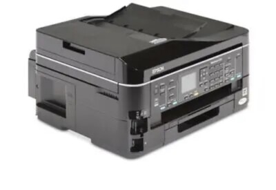 Epson WorkForce WF-633 All-In-One Inkjet Printer Works Needs New Ink