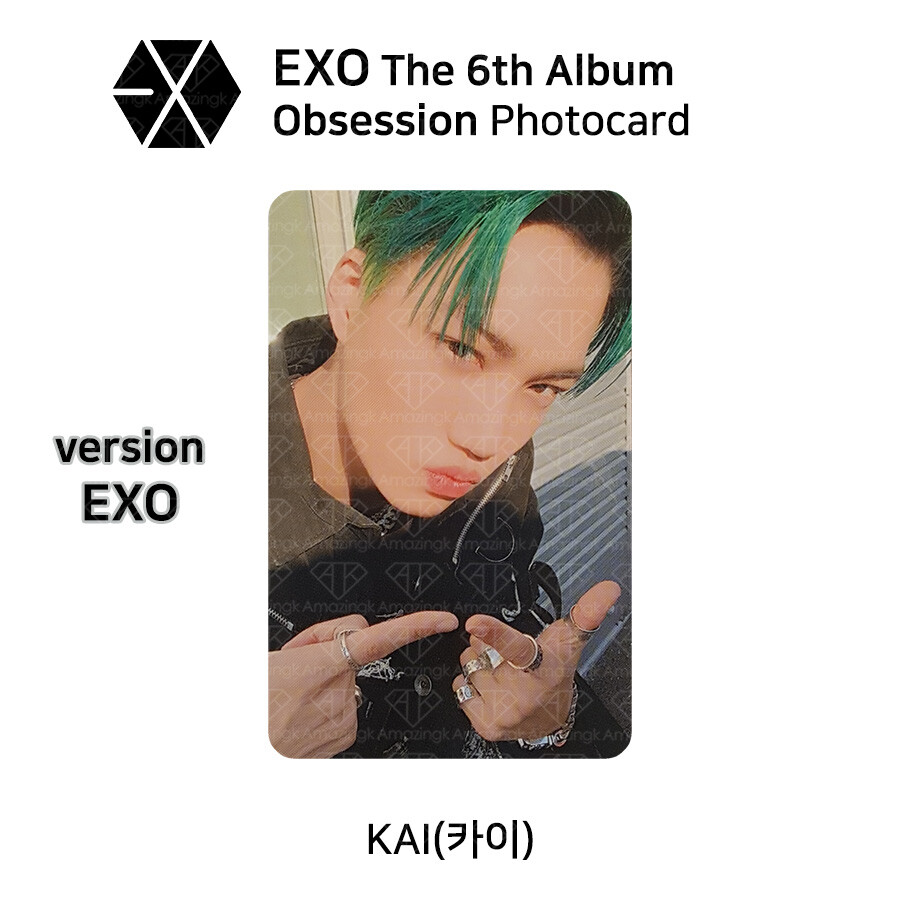 EXO 6th Album OBSESSION Official Photocard Photo Slide KAI | eBay