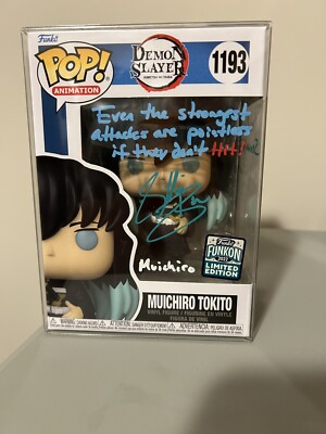 Funko Pop Muichiro Tokito Signed! 889698653527| eBay
