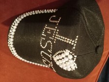 I Love Jesus embellished cap Black Baseball Cap Unisex       Seller