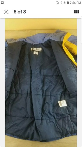 š„COLUMBIA Sportswear Youth Large 14/16 JACKET COAT Blue EXCELLENT CONDITIONš„ - Picture 4 of 7