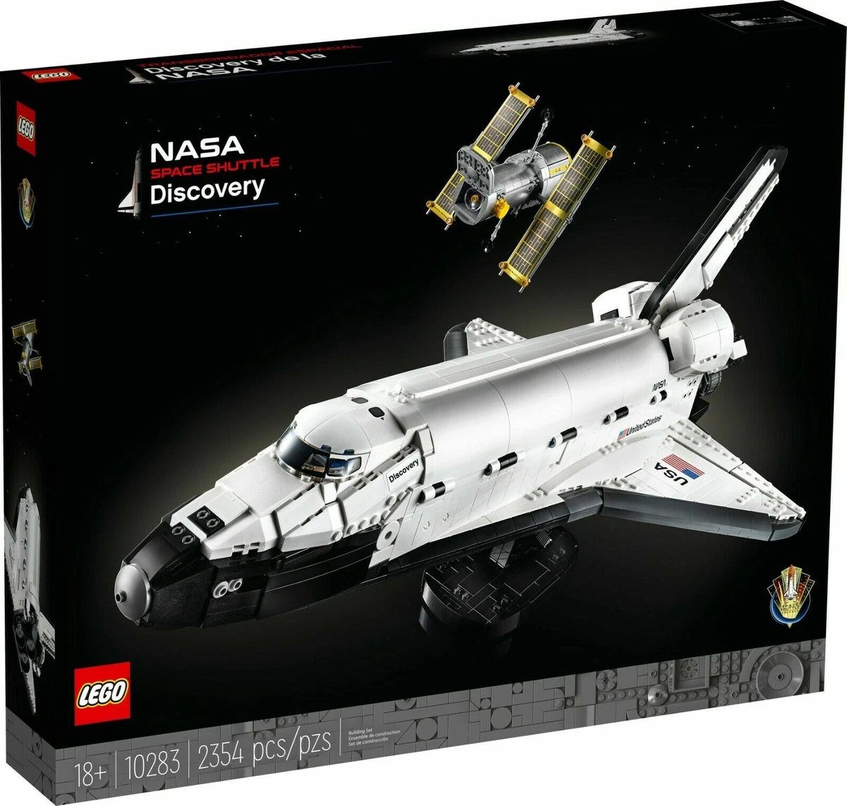 Lego Shuttle 10283 Expert NASA Space Shuttle Discovery & Hubble