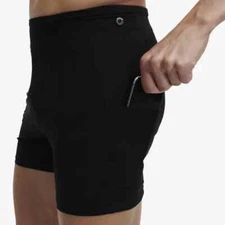 On Cloud Men's Black Rock Hybrid 6'' Inseam Inner Tight Running Shorts: 2XL