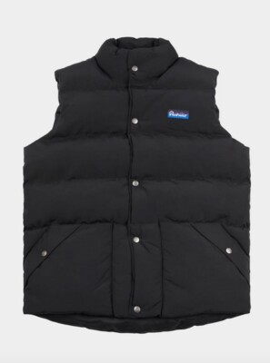 Penfield Herren Outback Weste schwarz 60/40 Baumwolle-Nylon wasserdicht Alt Daunenjacke