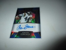 Chuck Foreman 2021 Panini Select Signatures Blue Prizm Auto #SSP-CFO /99
