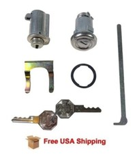 Fits 1955-1957 Chevrolet Glove Box Trunk Lock Set With Original Gm Keys