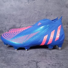 ADIDAS Predator Edge SG Soccer Cleats Mens 8 Womens 9 Sapphire Edge Pack Blue