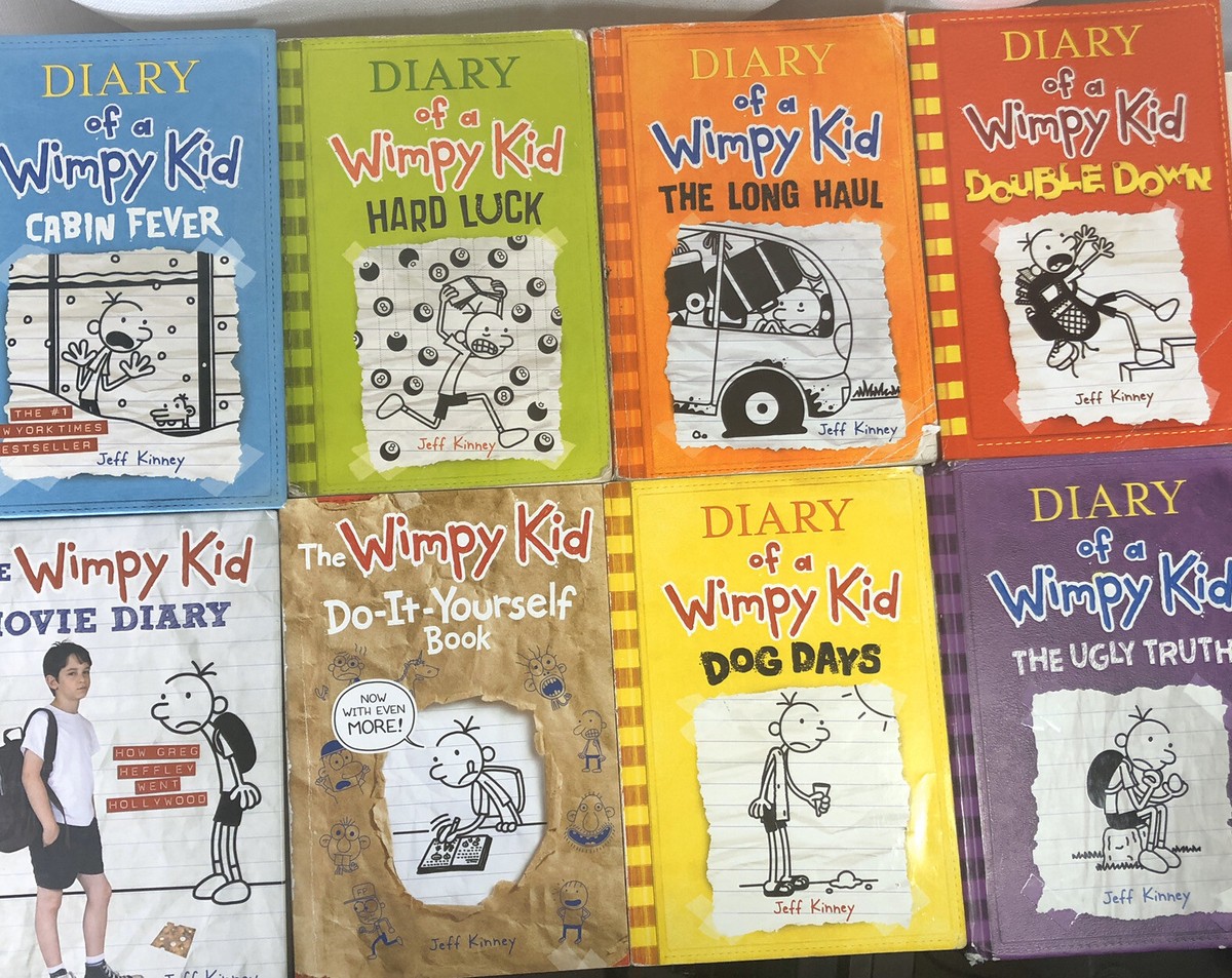 Lot 8 Diary of Wimpy Kid 11 9 8 6 5 4 Movie Books Kinney Do It