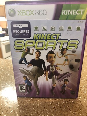 Kinect Sports (Microsoft Xbox 360) GAME COMPLETE BOXING TRACK & FIELD BOWLING ++
