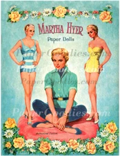 Restored 1958 Paper Doll Book: MARTHA HYER