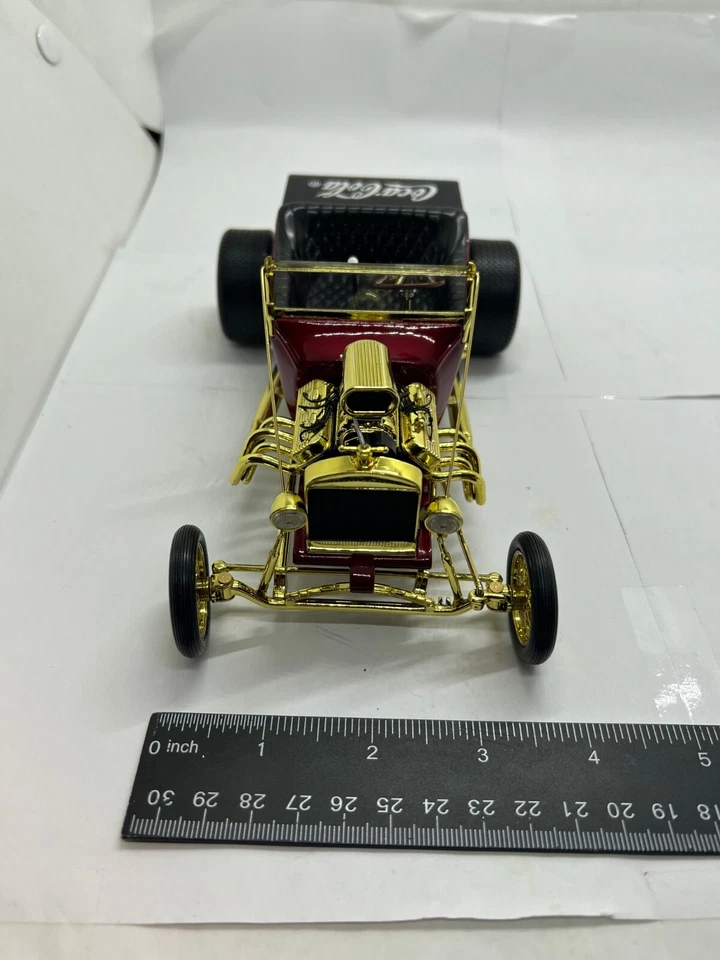Johnny Lightning Coca Cola 1923 Ford T-Bucket 1:18 Scale Die cast Car Red - Image 3 of 4