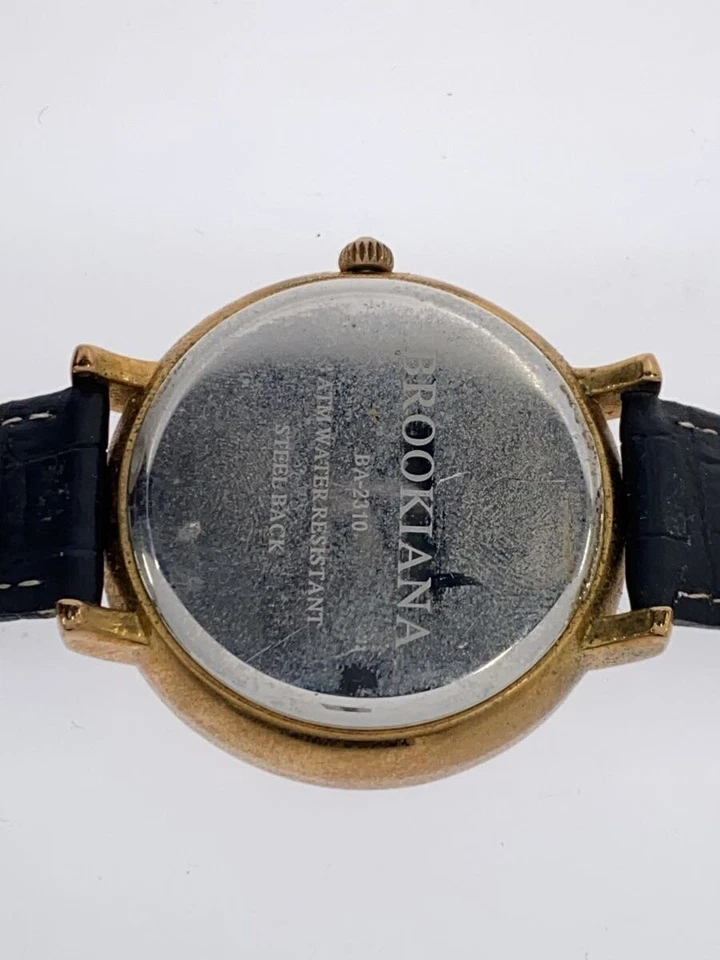 Автоматические механические часы brookiana BA-2310 черная кожа аналоговые отличное состояние - Изображение 3 из 4