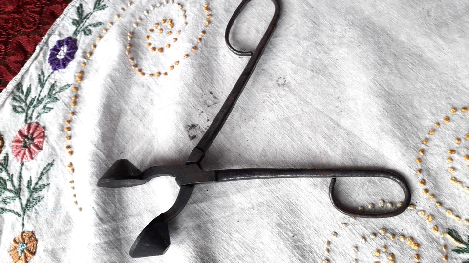 Ancien Fer à Repasser Outil 1900 Coiffeur Chapelier Dentelle Objets du XIXème TB - Photo 3/4