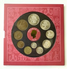 NICE ~ 1939 George VI Coronation 10 Coin Set