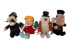 Vtg 90s CVS Stuffins Plush Lot Frosty Snowman Karen Professor Hinkle Traffic Cop