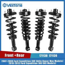4pc Front & Rear Struts For  Ford Expedition Navigator Complete Spring Assembly
