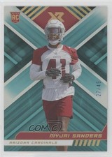 2022 Panini XR Rookies Teal 27/49 Myjai Sanders #186 02sw