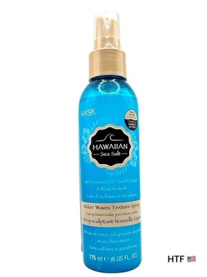1 HASK Hawaiian Sea Salt Makin' Waves Texture Spray 6 oz, Coconut Oil, Pearl Ext