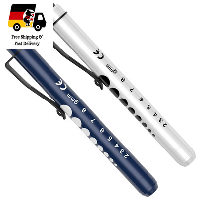 RISEMART Diagnoselicht 2 Stück LED Penlampe mit Clip für Mediziner