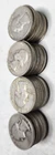 Roll of 40 - 90% Silver Washington Quarters Coins Various dates