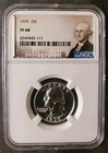1959 Proof 25c Washington Silver Quarter Dollar NGC PF68