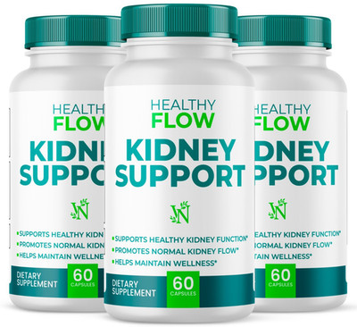 Healthy Flow Kidney Support Dietary Supplement 180 Capsules Kidney Support Pill