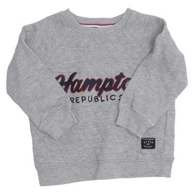 Hampton Republic, Sweatshirt, Größe: 86/92, Grau #OwL