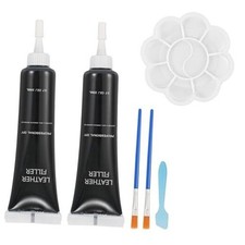 Vinyl and Leather Repair Kit, Black Vinyl Repair kit for Car 2 Black Color