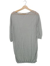 COS Tunikabluse Damen Bluse Gr. DE 38 hellgrau Casual-Look