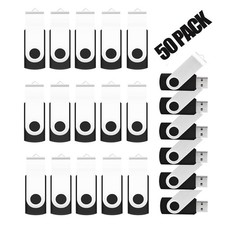 EASTBULL 50 Pack 4GB Bulk Flash Drive USB 2.0 4GB Flash Drives Pack Thumb Dri...