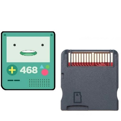 Retro 468-in-1 Game Cartridge: Compatible with DS/3DS - Easy Plug & Play - New