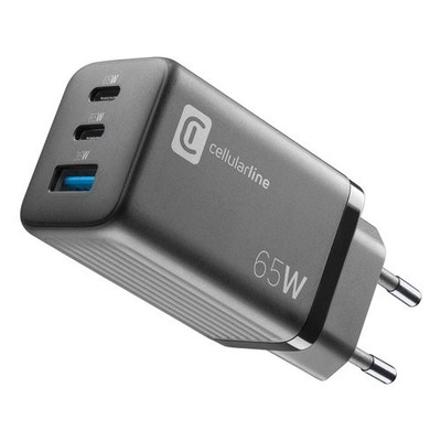 Cellular Line ACHUSBGAN3PD65WK MULTIPOWER Micro 65W Black Charger