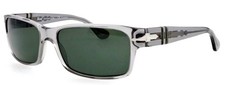 New PERSOL PO 2803-S 309/58 58mm Smoke Gray Polarized Sunglasses Italy