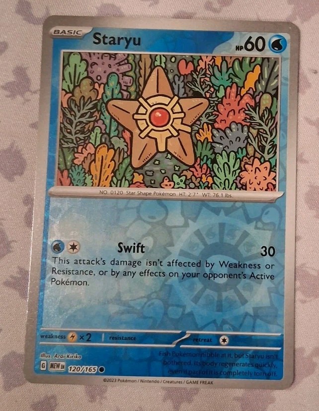 Staryu 120/165 Sv: Scarlet & Violet 151 Reverse Holo