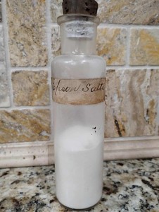 RARE Dr. A. M. Hoover 1890 Large Epsom Salts Antique Pharmacy Apothecary Bottle