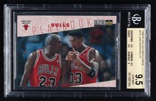1996-97 Collector's Choice Playbook Chicago Bulls Michael Jordan BGS 9.5 HOF ow6