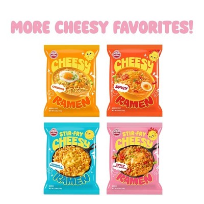 Ottogi Korean Cheesy Ramen 4 Pack Choose Flavor Spicy & Stir Fry Instant Noodles