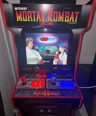 Arcade 1Up Custom von Upgrade Arcade Umbau Mortal Kombat II neuwertiger Zustand