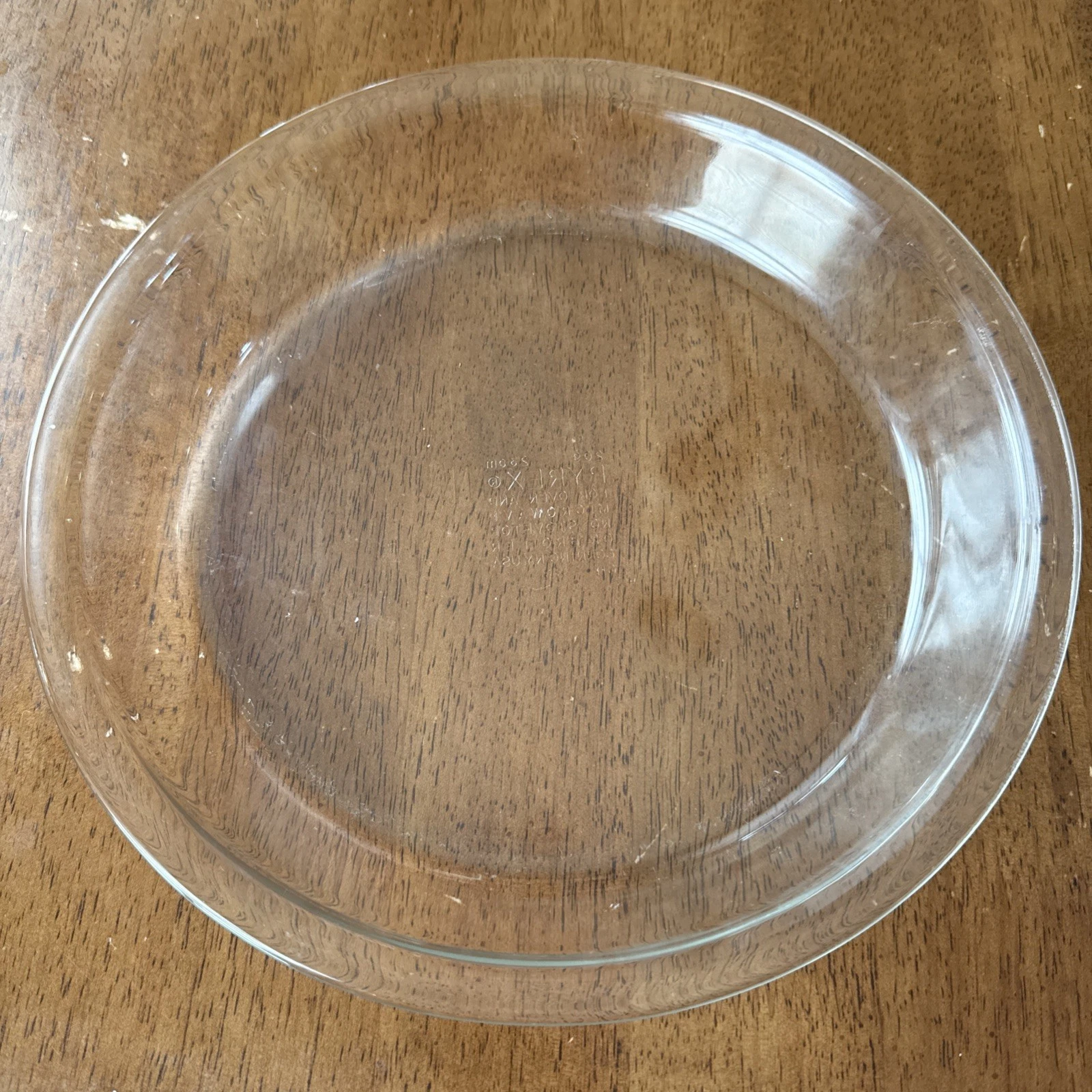 Vintage Pyrex Corning #209 Clear Glass Pie Plate Baking Dish Pan 9"