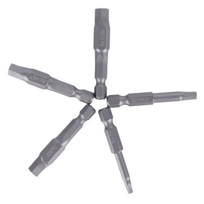 5 Pcs Magnetic Pentagonal Bits Magnetic Wrench Drill Bit Set Durable Head