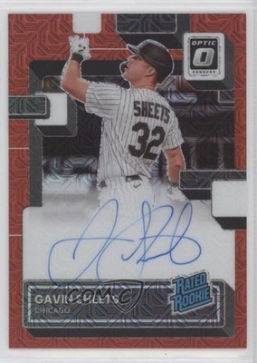 2022 Panini Donruss Optic Red Mojo Prizm 50/99 Gavin Sheets #RRS-GS Auto RC 17a5