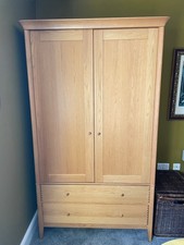 Essence Double Wardrobe, Oak John Lewis Rrp £999 R46/5