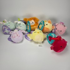 Squishmallows Lot 9 Plush Clip Keychain Miley Delzi Aimee Shasta Barella New